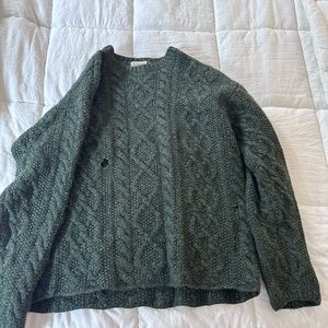 Big Bulky Green Sweater
